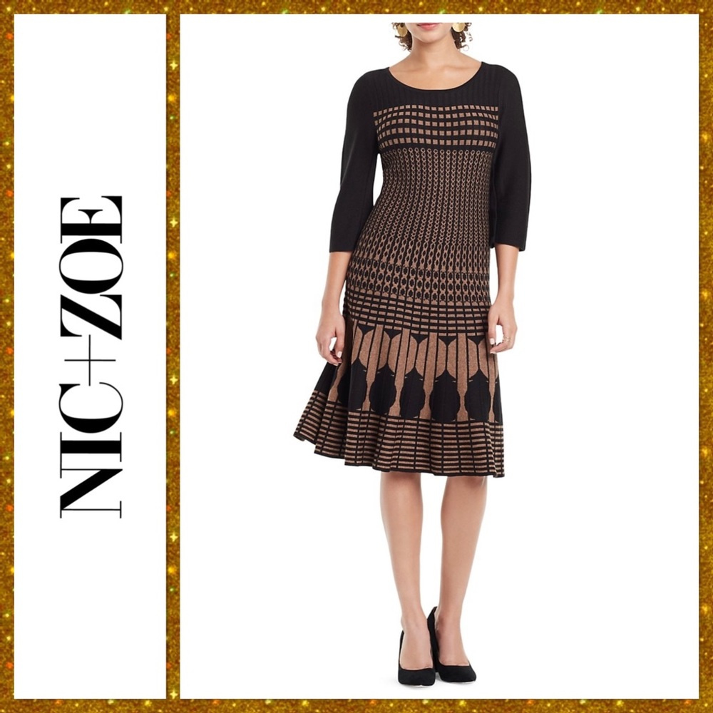 Ellipse Twirl Silhouette Dress - Size Medium